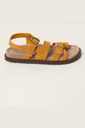 Fat Face Ochre Yellow Toe Post Sandal eu355uk3