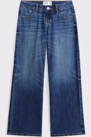 Abercrombie & Fitch Low Rise Baggy Wide Leg Jeans 15