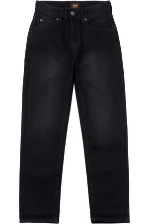 Lee Black Boys Relaxed Fit West Jeans 8