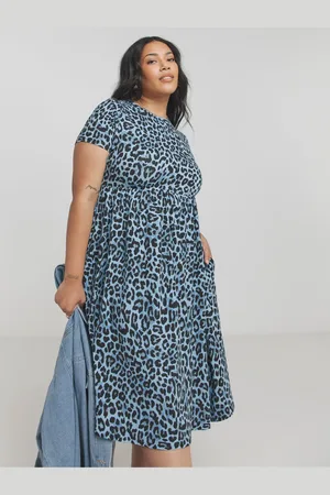 Simply Be Animal Print Supersoft Pocket Midi Dress AU 22