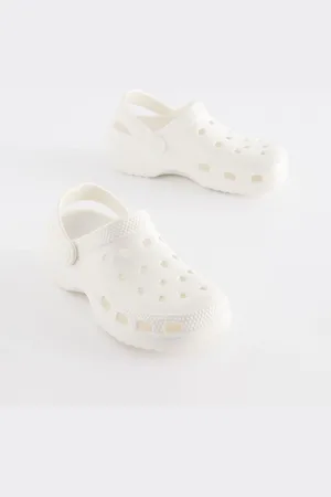 Next White Neutral Clogs AU 4 (EU 37)