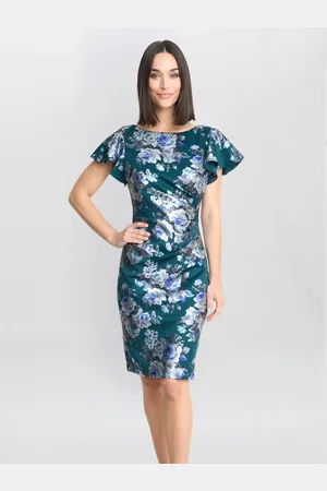 Gina Bacconi Wanda Printed Dress AU 16