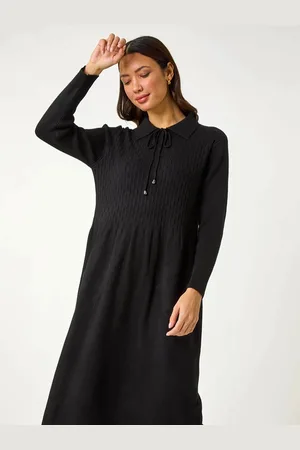 Roman Ribbed Texture Knit Dress One