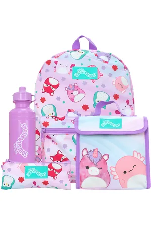 Character Purple Squishmallows 4 Pc Backpack Set One