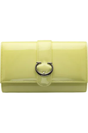 Ravel Yellow Clutch Bag with Chain One
