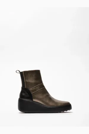 Fly London Gold Doxe Ankle Boots AU 9 (EU 40)