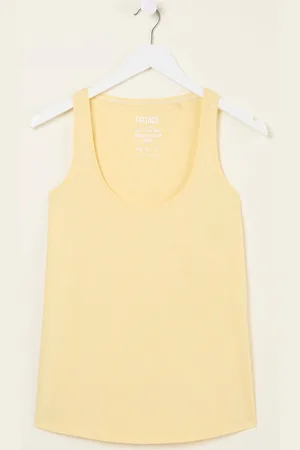 Fat Face FatFace Kirsty Light Yellow Vest AU 24