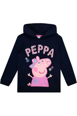 Character Black Peppa Pig 100% Cotton Hoodie 4