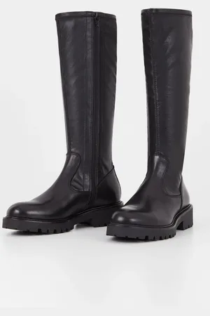 Vagabond Kenova Knee Black Boots AU 9 (EU 40)