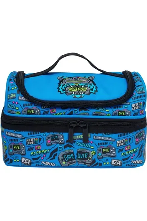 SMIGGLE Blue Eclipse Double Decker Lunchbox one