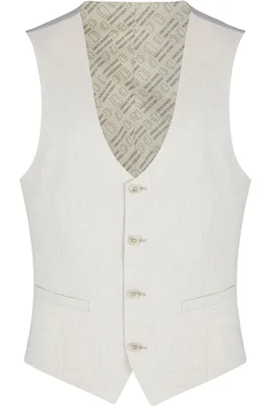 Remus Natural Slim Slim Fit Stretch Waistcoat 42