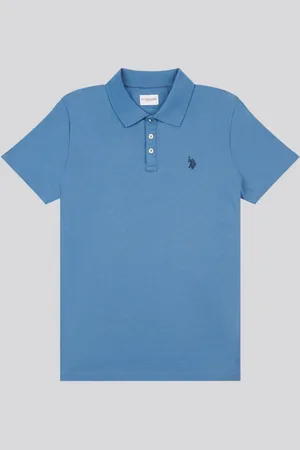U.S. Polo Assn. U. S. Polo Assn. Mens Double Horsemen Jersey 100% Cotton Polo Shirt L