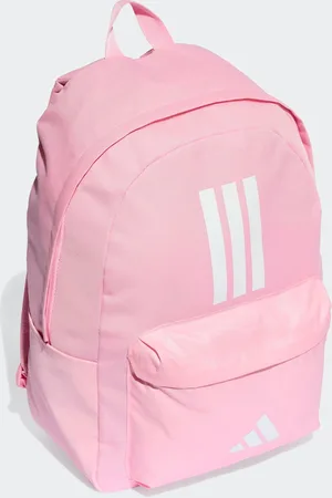 adidas Pink Classic 3 Bar Logo Backpack One