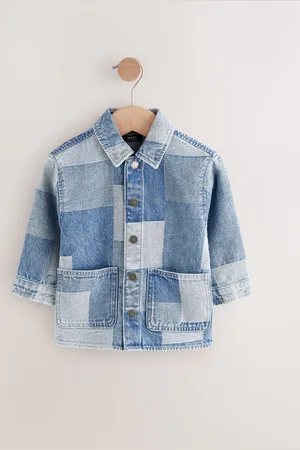 Next Overshirt Denim Patchwork Shirt (3mths-7yrs) 1.5