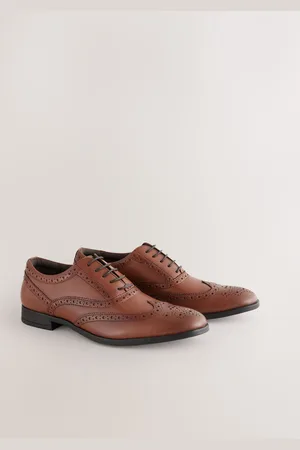 Next Standard Fit Leather Oxford Brogue Shoes AU 7 (EU 41)