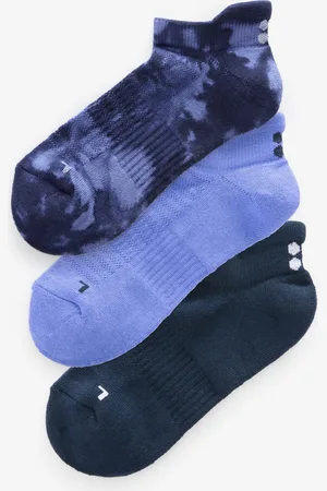 Sweaty Betty Blue Workout Trainer Socks 3 Pack 6