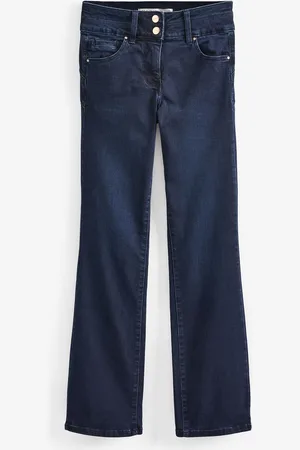 Next Inky Blue Denim Slim Lift And Shape Bootcut Jeans AU 16 R