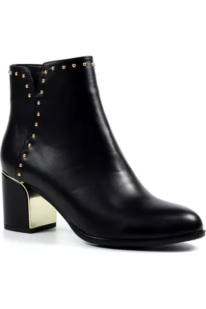 Lunar Tatum Black Ankle Boots AU 8 (EU 39)
