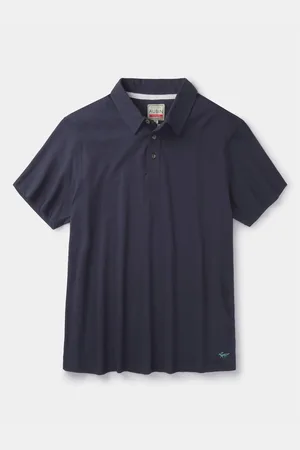 Aubin Arnold Cotton Linen Polo Shirt XXL