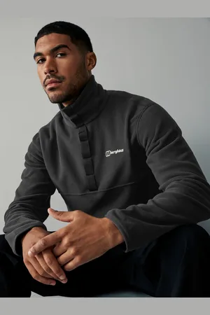 Berghaus Black Felltop Snap Pullover Fleece XL