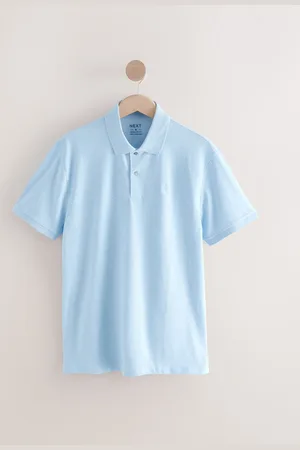 Next Regular Fit Short Sleeve Pique Polo Shirt 5XL