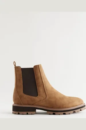 Next Tan Brown Extra Wide Fit Forever Comfort Chelsea Boots AU 11 (EU 43)
