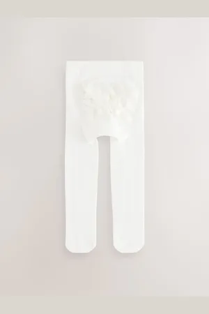 Next White Baby Occasion Tights 1 Pack (0mths-2yrs) 1.5