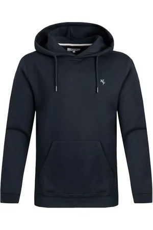 Weird Fish Blue Hugo Branded Premium Popover Hoodie XL