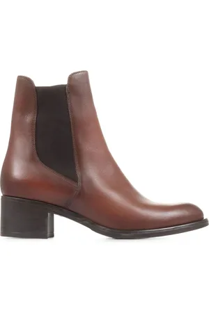 JONES BOOTMAKER Doria Heeled Leather Chelsea Boots AU 6 (EU 37)