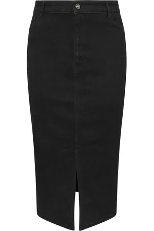 Evans Split Front Denim Skirt AU 18