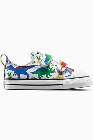Converse Multi Dinosaur Print Chuck Taylor 2V Trainers AU 6 (EU 22.5)