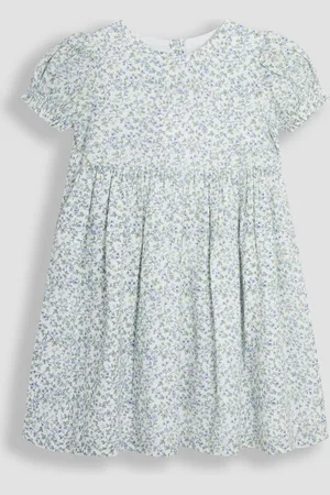 JoJo Maman Bébé Floral Print Puff Sleeve Dress 6