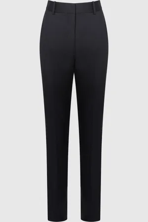 Reiss Navy Haisley Petite Wool Blend Tapered Suit Trousers AU 6