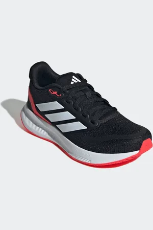 adidas Charcoal Black Junior Runfalcon Trainers US 4 (UK 3)