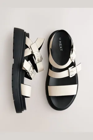 Next Bone Standard/Wide Fit Chunky Buckled Sandals AU 8.5 (EU 40)