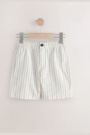 Next Linen Blend Shorts (3-16yrs) 11 Years (146cm)