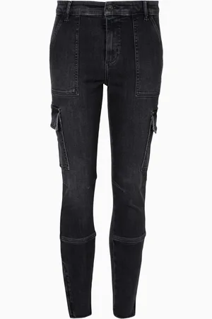 AllSaints AllSaints Black Duran Skinny Cargo Jeans AU 28