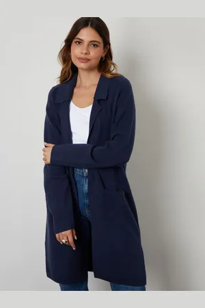 Threadbare Blue Tailored Coatigan AU 10