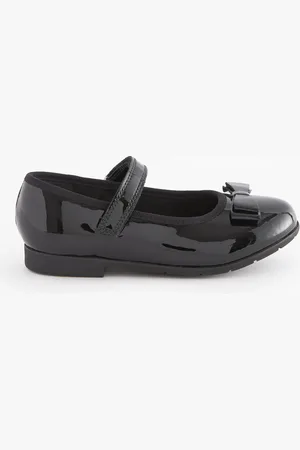 Next Standard Fit (F) School Leather Bow Mary Jane Shoes AU 2 (EU 34.5)