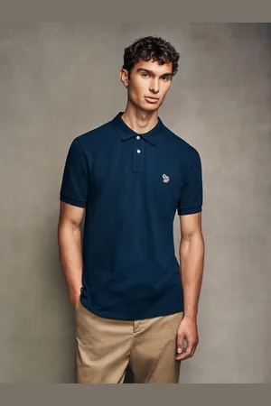 Paul Smith Logo Pique Polo Shirt M