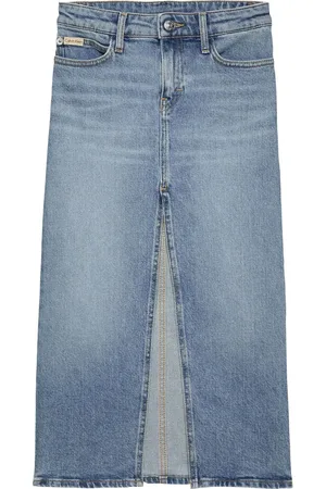 Calvin Klein Maxi Denim Skirt 158164cm