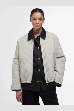 Barbour Cream Emlyn Quilt Jacket AU 16