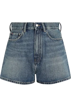 Tommy Hilfiger Denim Mini Flare Shorts AU 26 R