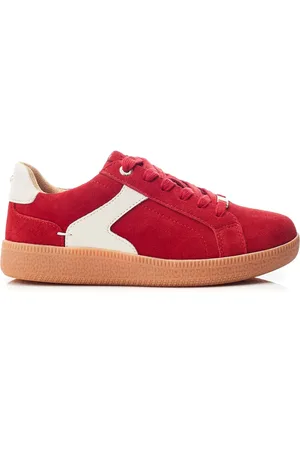 Moda In Pelle ALLETTE COLOUR BLOCK SUEDE TRAINER eu39uk6