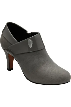 Lotus Grey Stiletto Heel Shoe Boots AU 6 (EU 37)