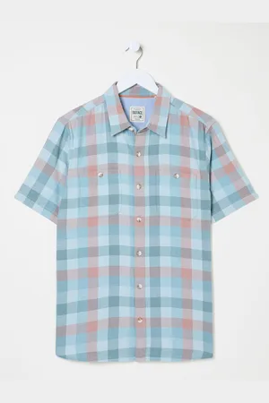 Fat Face FatFace Short Sleeve Port Check Shirt S Reg
