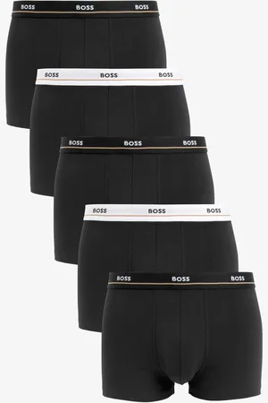 HUGO BOSS Black Essential Stretch Cotton 5 Pack Boxers M
