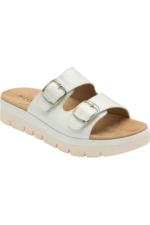 Lotus White Casual Mule Sandals AU 10 (EU 41)