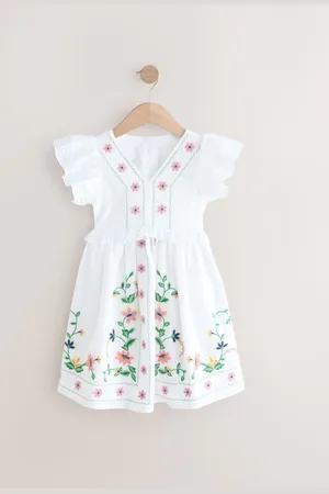 Next Embroidered Summer Dress (3-16yrs) 12 Years (152cm)