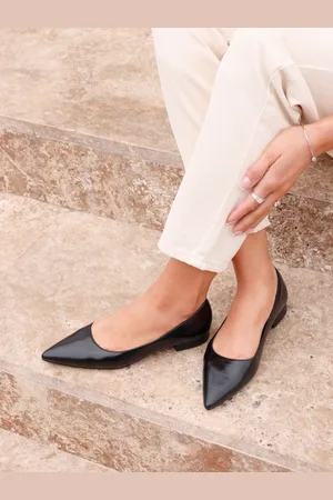 Linzi Orian Pointed Toe Ballet Flats AU 9 (EU 40)